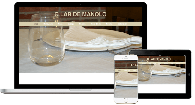 Página web restaurante